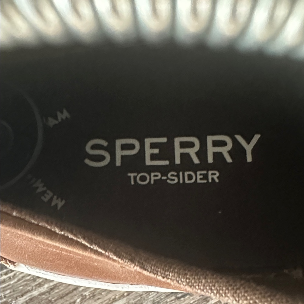 Sperry Men's Brown Leather Sneakers size 9.5m - Picture 7 of 12